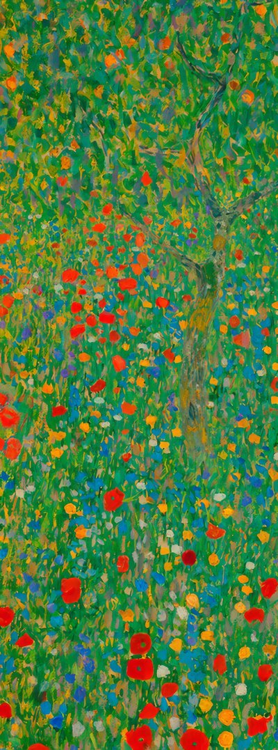 Poppy Field by Gustav Klimt